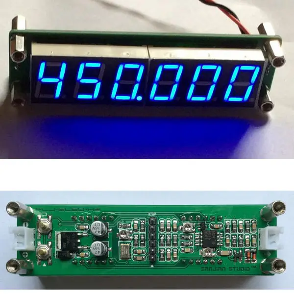 1MHz to 1000MHz RF Frequency Counter Cymometer meter measurement LED Digital Display FOR Ham Radio amplifier