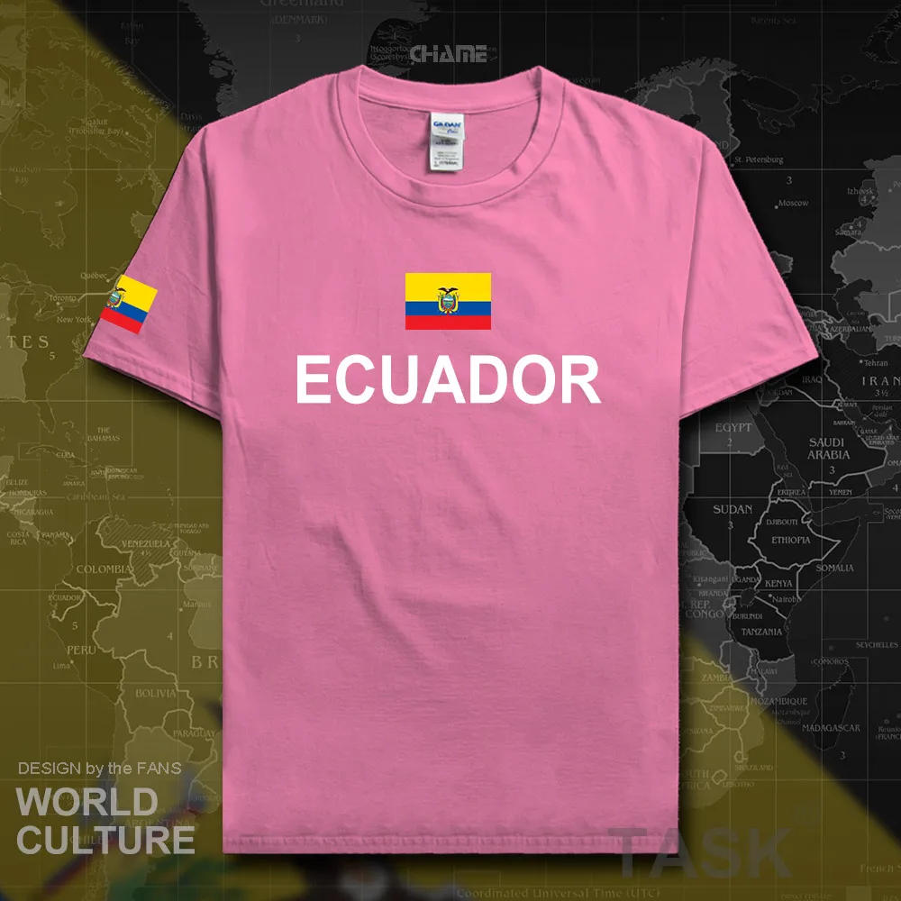 Ecuador Ecuadorian men t shirts fashion 2017 jerseys nation team tshirt cotton t-shirt sporting clothing tees country flag ECU