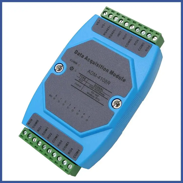 8 road relay output module 8DO switch output acquisition module RS485 MODBUS