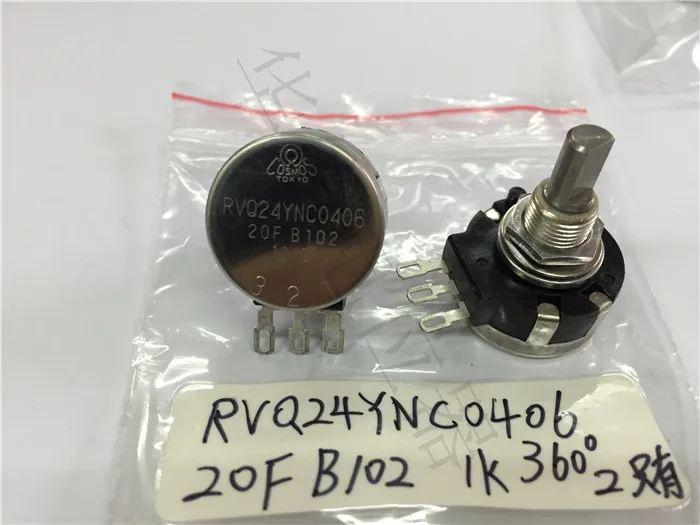 [VK] Japan TOCOS RVQ24YNC0406 20F B102 1K imported single potentiometer 360 degrees switch