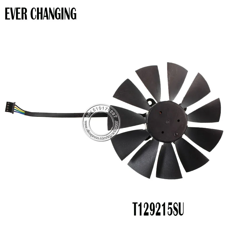 T129215SU 12V 0.5A 95mm VGA Fan For ASUS GTX780 GTX780TI R9 Graphics Card Cooling Fan