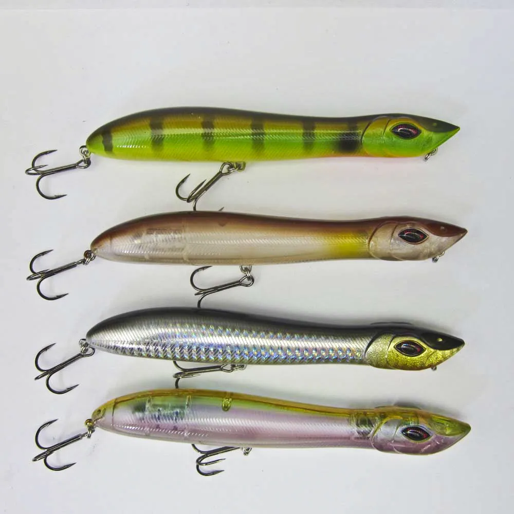 Fishing Topwater Popper Bait Snake Head Wobbler 140mm/26g