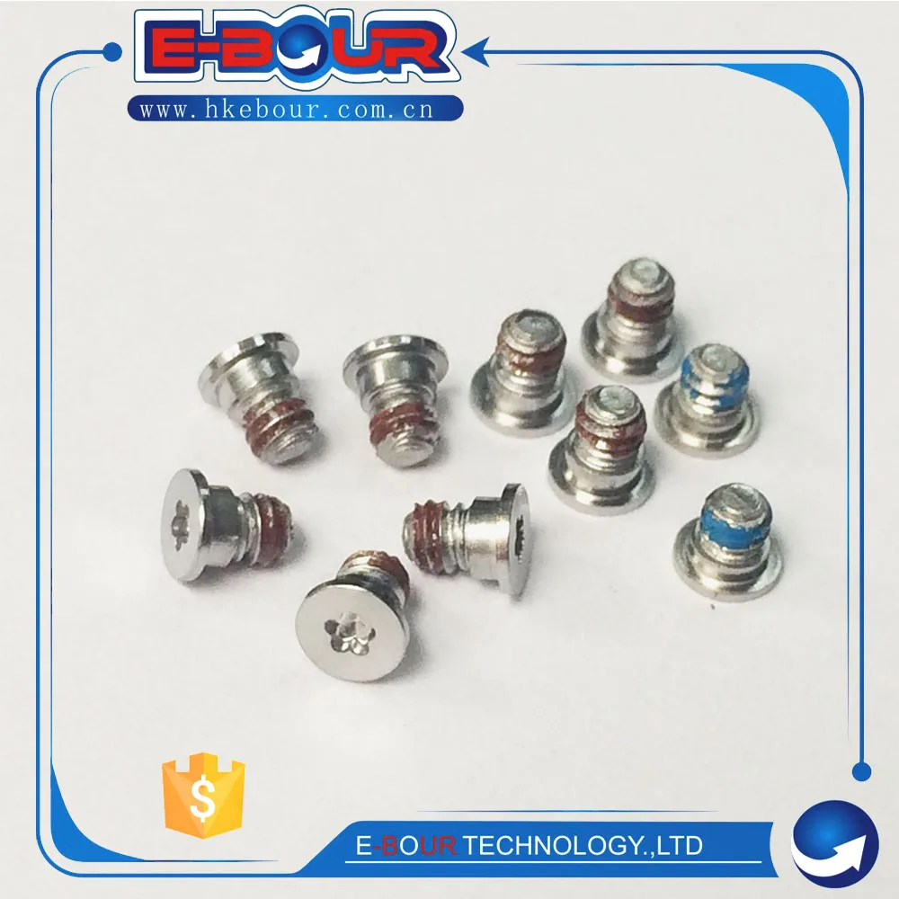 Caixa inferior D tampa parafusos conjunto, peças do caderno, AP A1398, A1425, A1502, 5 conjuntos por lote