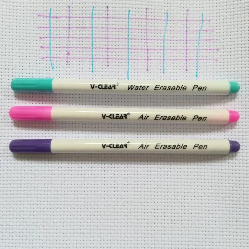 

VCLEAR Blue Water Erasable Marker Pen Purple Air Erasable Pen Chaco Ace Pen Markers Pink Fabric Paint Marker Tailor Pen Tools