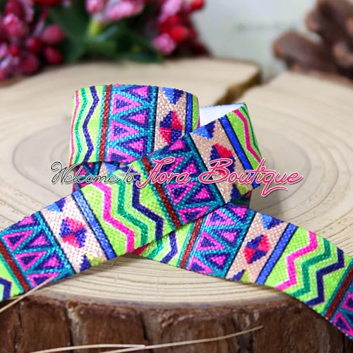 

FLRA ElasticNEW aztec pattern elastic hair band