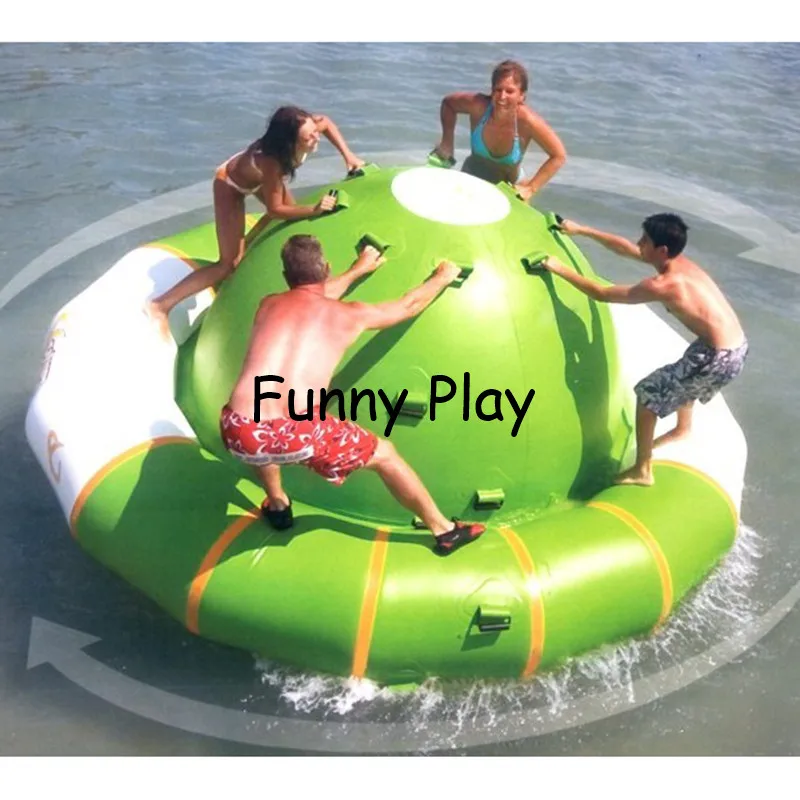 

water gyro water game playing inflatable summer water park used for Adult Inflatable Sports Game