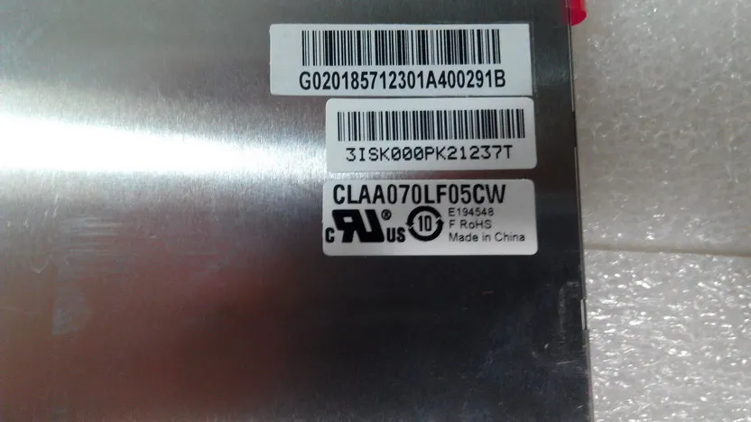 7 Inch 50Pin 800 (Rgb) * 480 (Wvga) CLAA070LF05CW Lcd Displays