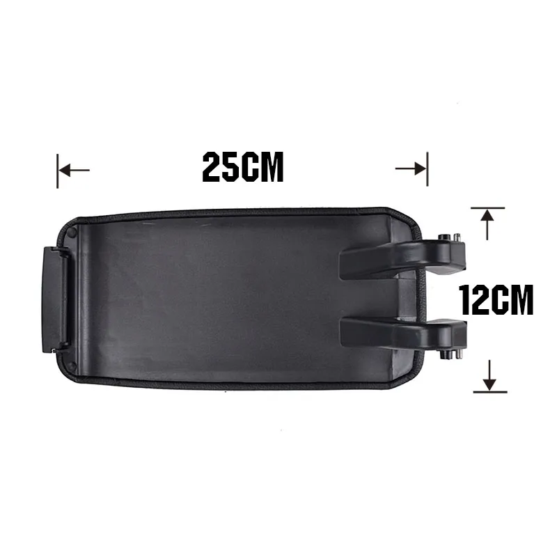 Black Grey Car Leather Center Console Armrest Box Cover Arm rest Cover Latch Clip Catch for Audi A3 8P