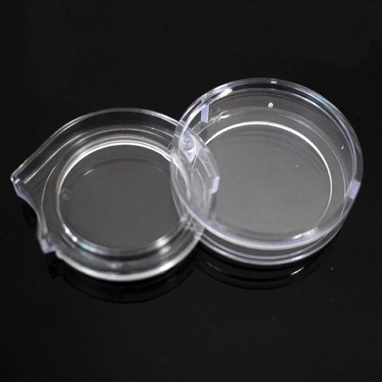 

100 PCS 2ml clear plastic case for eye shadow, mini 2g plastic pot for cosmetics, 2ml small container for lip balm