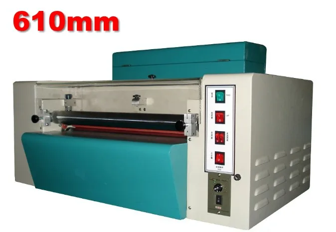 610mm UV Coating Machine Paper Flyers Photobook Coater Laminating CE Passed