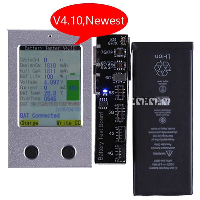 

Electronic Device Battery Tester W18 Mobile Phone Battery Tester Battery Checker a Key Clear Cycle True And False Identification