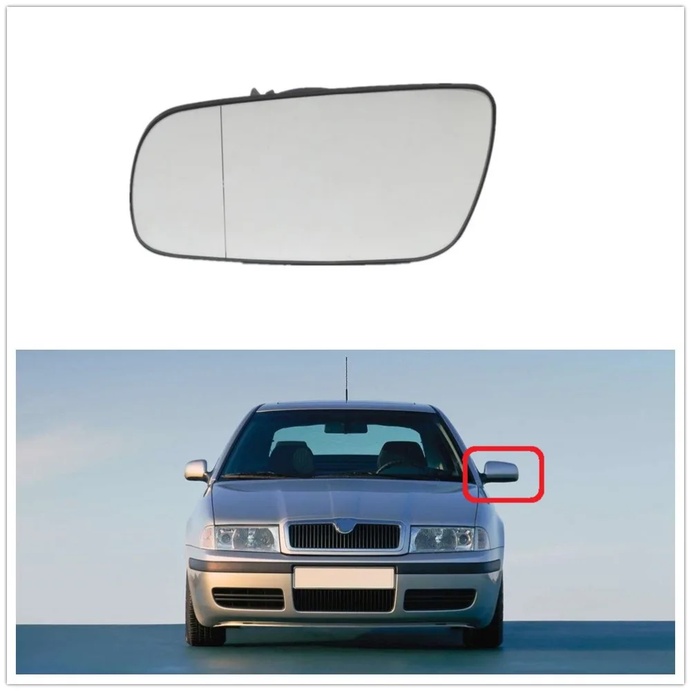 

For Skoda Octavia A4 MK1 1997 1998 1999 2000 2001 2002 2003 2004 2005 2006 2007 2008 2009 2010 2011 Left Heated Mirror Glass