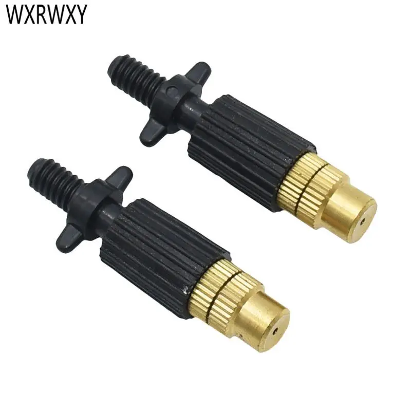 

Copper adjustable Fog nozzle brass mist water sprayere 6.2mm Thread connector Garden nozzle watering sprinklers 60pcs