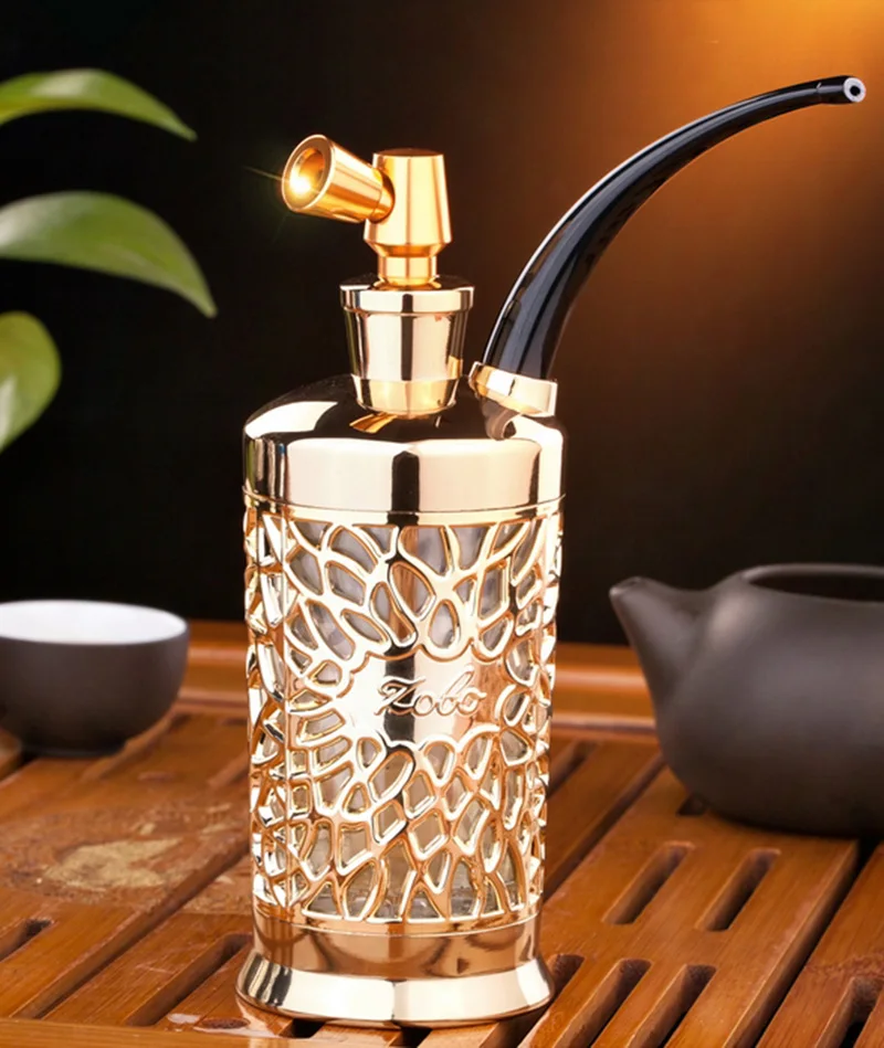 Fashion Delicate Pipe Shisha Hookah Full Set of Smoke  Double Filtration Filters Can Be Cleaned Hookahs Pipes Narguile  Smoking