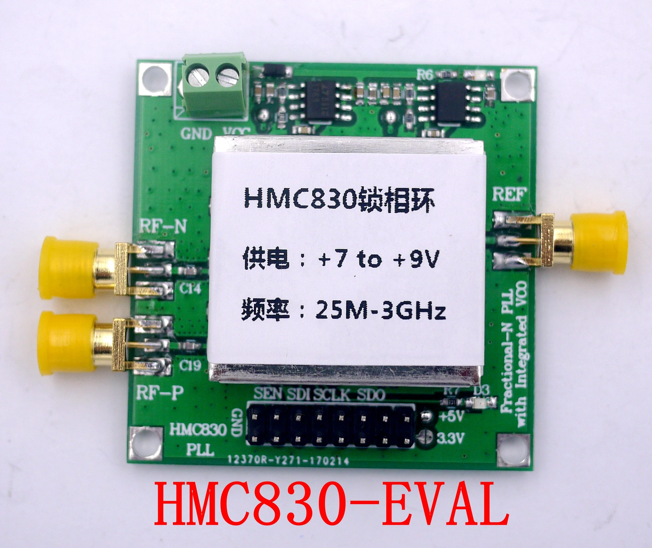 

HMC830 Low Noise Frequency Source PLL Frequency Source Data Conversion Clock Source 25MHz~3GHz