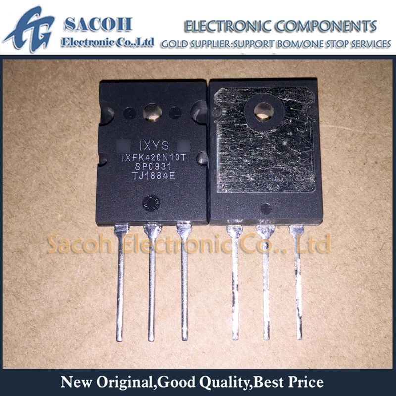 

Refurbished Original 1Pcs/Lot IXFK420N10T TO-264 420A 100V High Current MOSFET Powerful Transistor