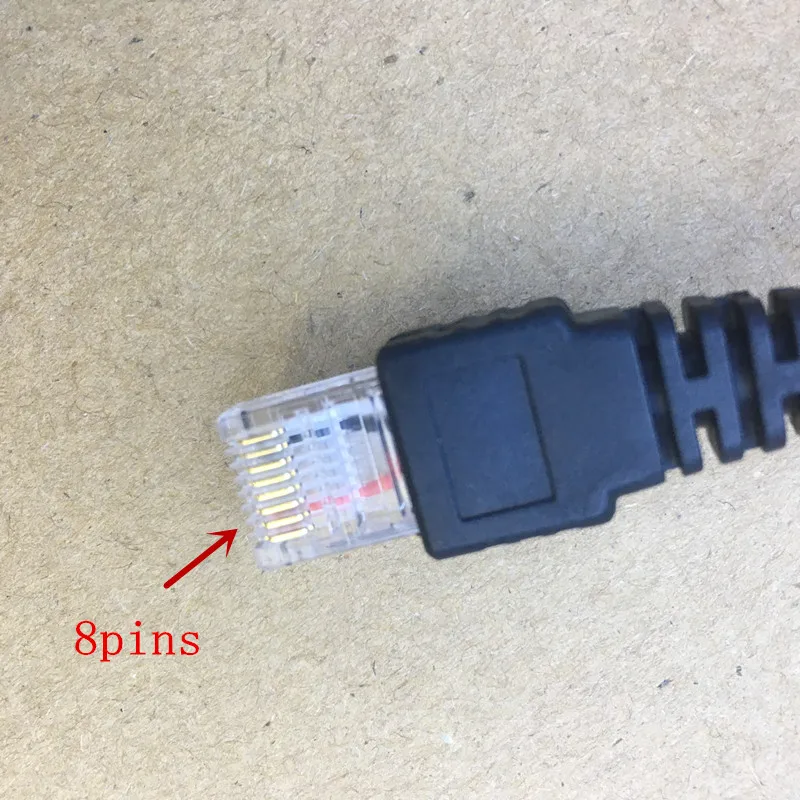 Cable de programación USB de 8 pines para ICOM IC-F110, radios de coche con controlador de CD, F221, F121, F1721, F1810, F210, F221, etc.