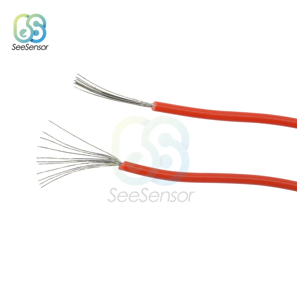10 metri UL1007 cavo in PVC cavo Ultra flessibile cavo 24AWG cavo elettronico in PVC rosso/nero/blu/giallo