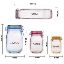 Reusable Mason Jar Food Storage Bags #2