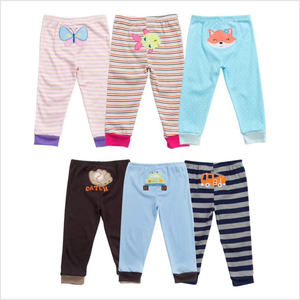 Vendita al dettaglio 5 pz/pacco 0-2years PP pantaloni pantaloni Baby Infant cartoonfor boys girls Clothing