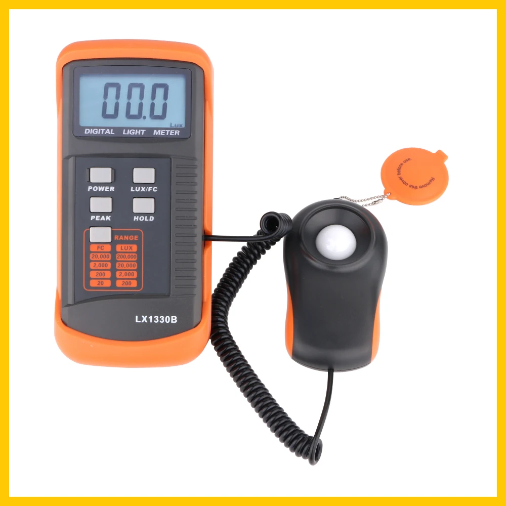 RZ LX1330B Light Meter with  Data hold and peak reading hold function