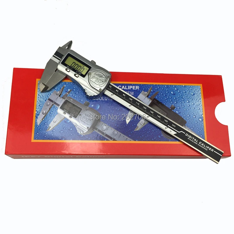 300mm 200mm 150mm IP67 Waterproof Digital Caliper Metal Housing Electronic Vernier Caliper gauge micrometer can work in water