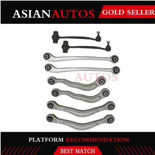 

8 PCS Full Set Rear Axle Suspension Control Arm For Mercedes Benz S Class W220 2000-2005 2203502406 2203502606 2203502206