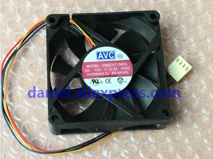 

Original DSSC0715R2L 12V 0.3A 7cm CPU fan PWM temperature-controlled radiator