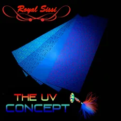 6sheets/set 4optional colors size 5*13cm ultraviolet spotted Thin Skin sabiki rig UV fluo film nymph back fly tying materials