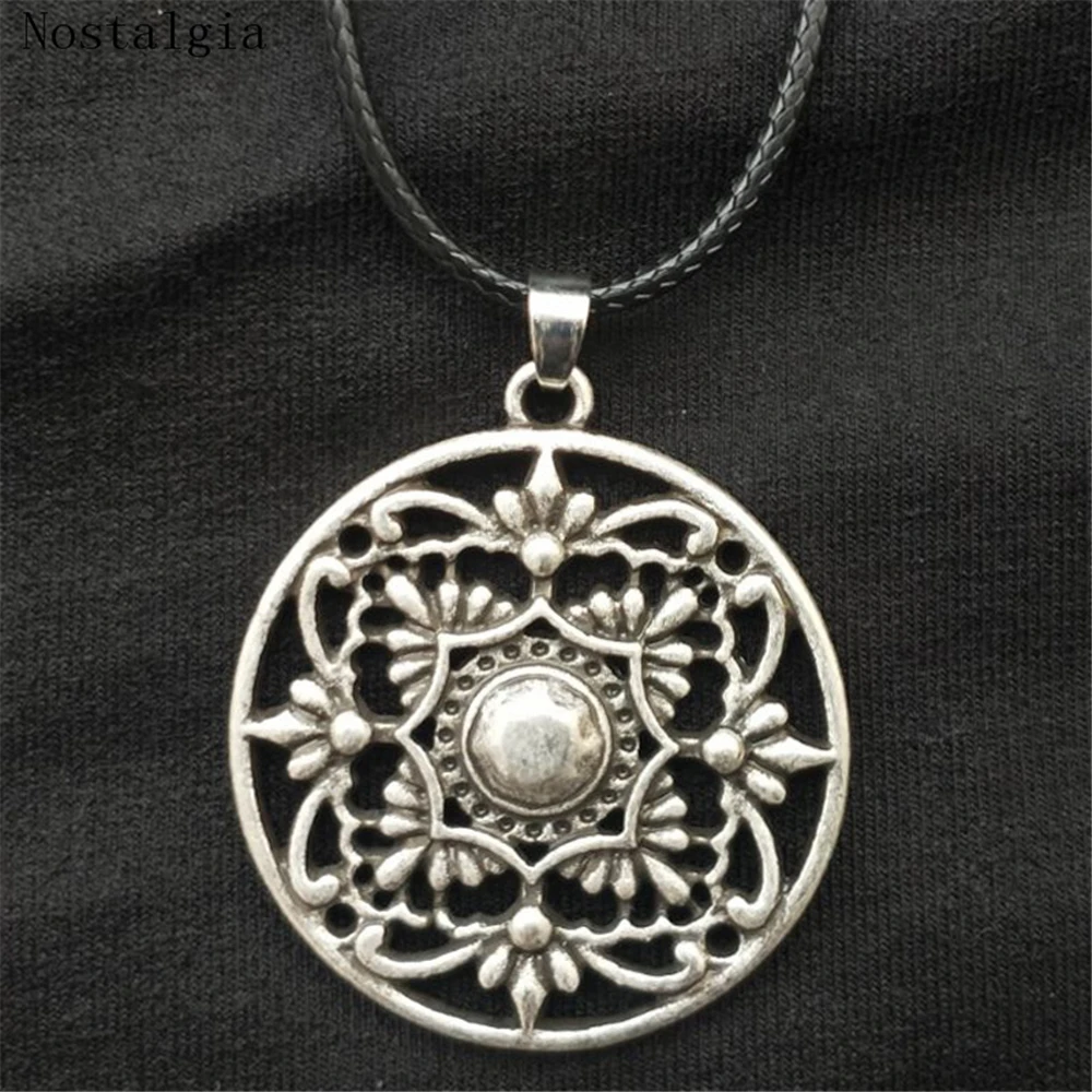 Nostalgia Vikings Amulet The Flower Of Life The Seed Of Life Pendant Necklace, Fashion Jewelry Gift For Women Dropship Suppliers