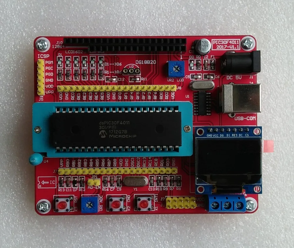 DsPIC 30F4011 NEW /dsPIC Experimental Board/System