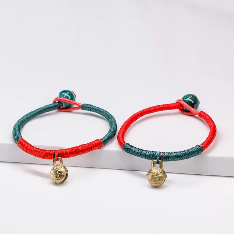 

Original New Lucky Fish Charm Bracelets For Women Bead Red String Ceramic bracelets bangles Men Accessories Lovers Jewelry