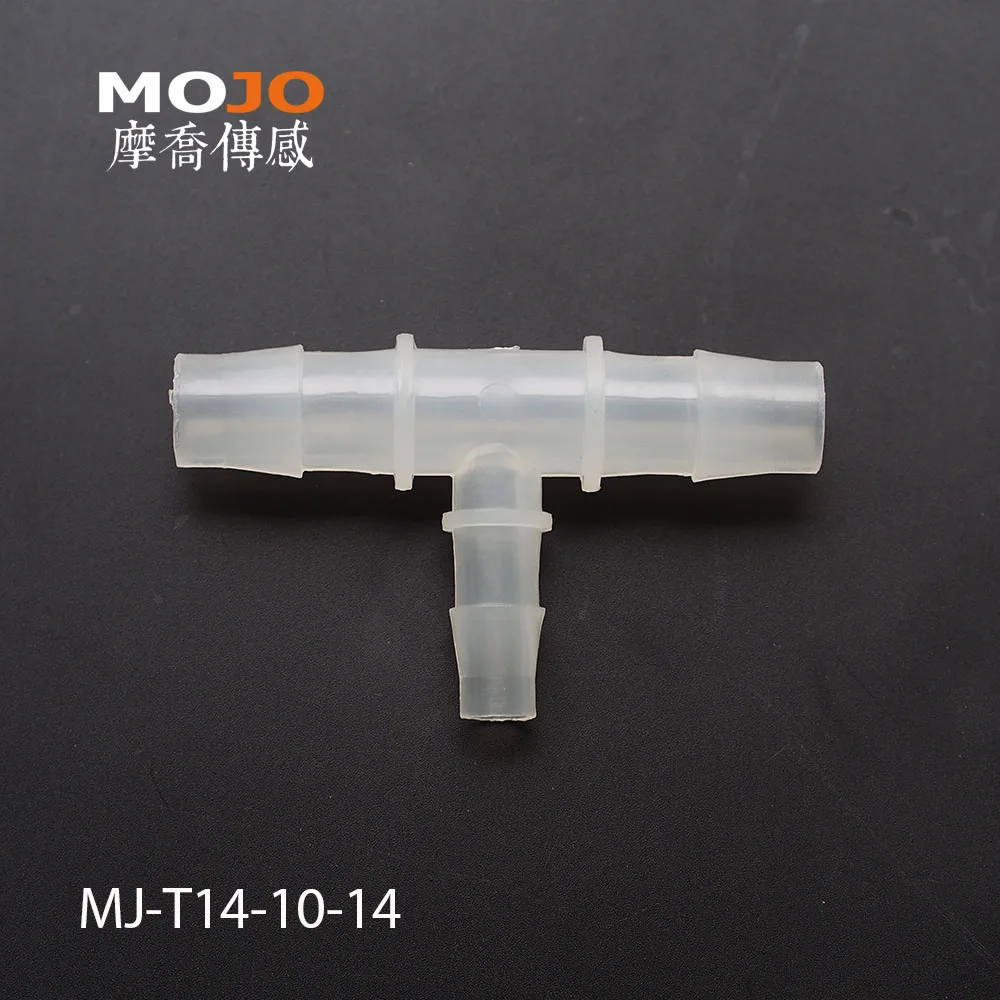 

2020 Free shipping!! MJ-T14-10-14 Reducing multiple tee hose connector 10 mm to 14mm barbed type connectors (10pcs/lots)