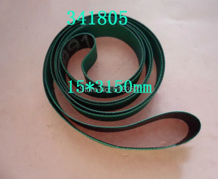 

341805 Charmilles Belt 15 x 3150mm Green ( with one side black), Wire EDM-Low Speed Machine Spare Parts