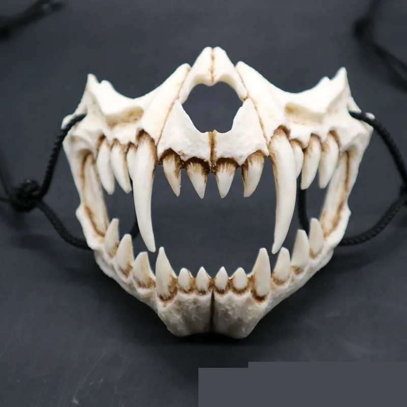 New The Japanese Dragon God Mask Eco-friendly and Natural Resin Mask for Animal Theme Party Cosplay Animal Mask Handmade 5 Types