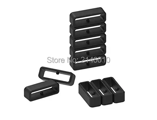 Silicone Connector Keepers Fastener Ring Holders Loop for Garmin Forerunner 220 235 230 620 630 735XT