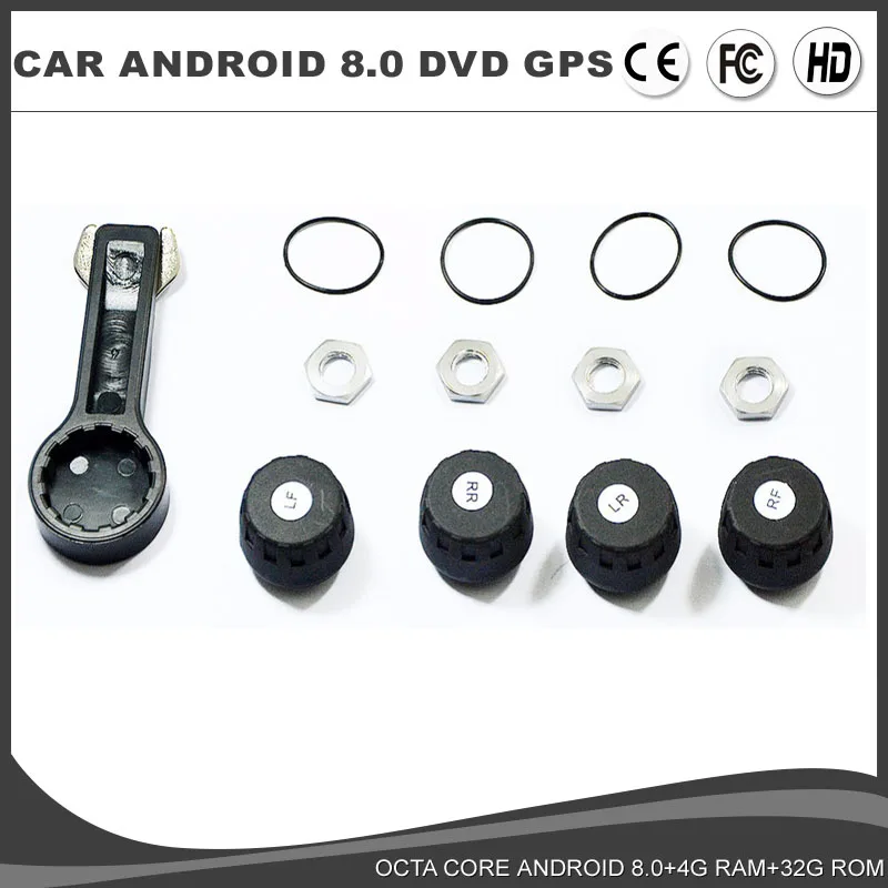 

Car Tire Pressure Monitoring System TPMS special plug for CAR Android DVD GPS PLAYER External Sensors