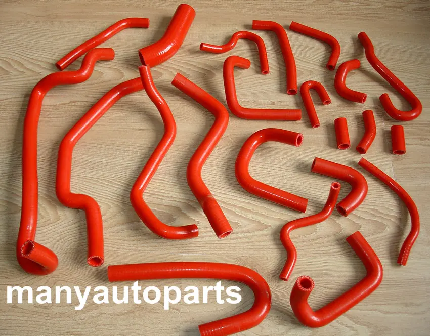 brand new 22PCS for Nissan Silvia/180SX/200SX S13 CA18DET 89-94 silicone radiator heater hose