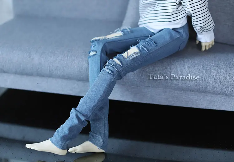 1/4 1/3 scale BJD clothes accessories Shredded Hole jeans for BJD/SD doll,not included doll,shoes,wig and other E2412