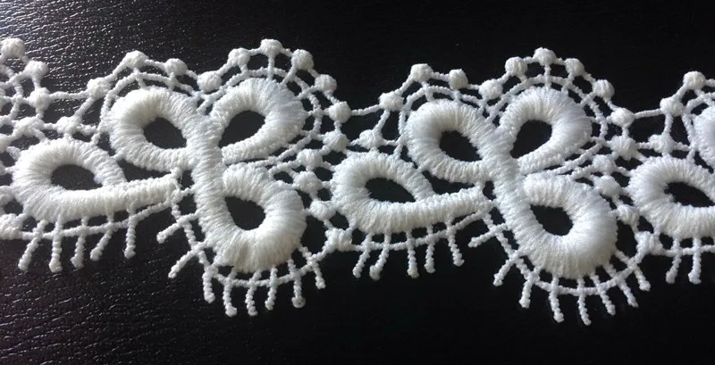 5.2cm high quality milk fibre embroidery lace trimming,top quality lace,free shipping,XERY150414B