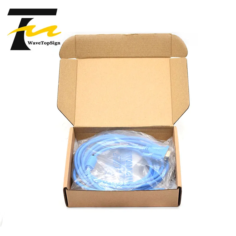 Кабель для программирования ПЛК wavetopsign, кабель для загрузки SC-11 RS232, последовательный порт, 3 метра для модуля ПЛК серии Mitsubishi FX