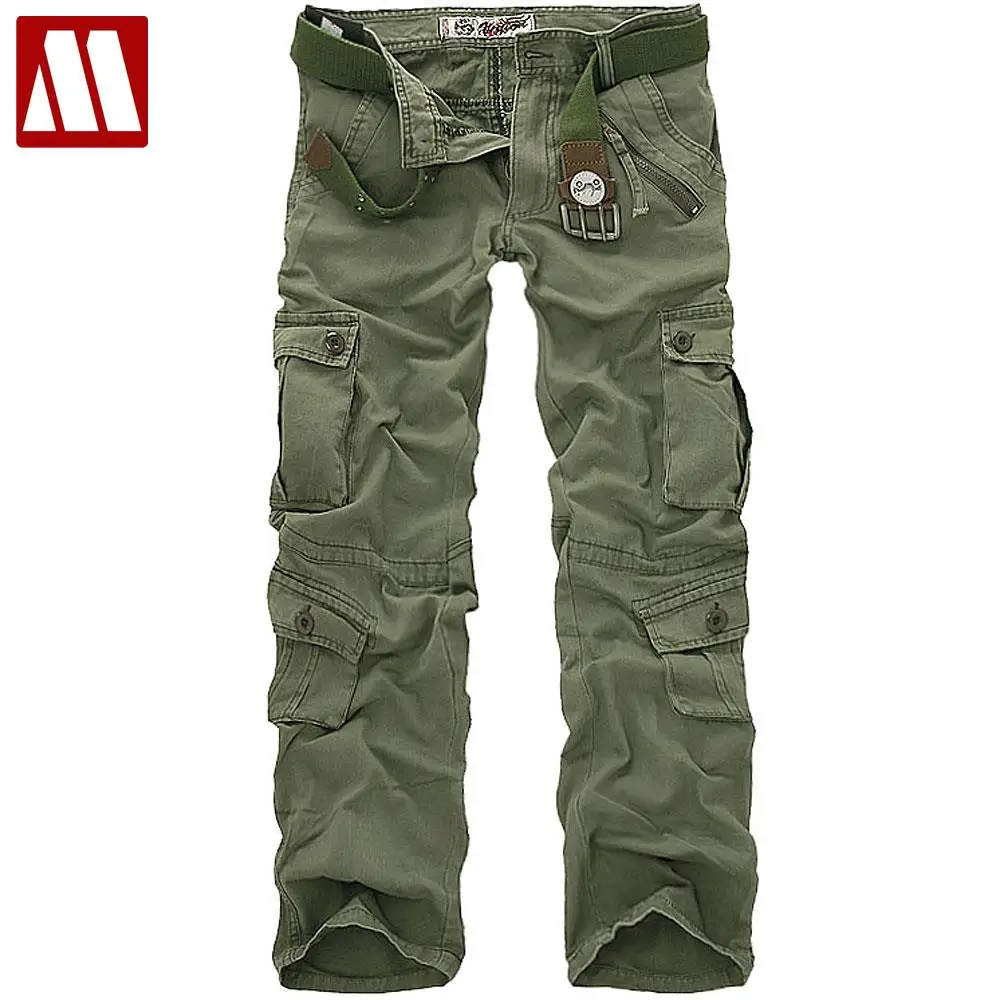 

New Style Fashion Male Breeches Men's Cotton Coveralls Man Workwear Leisure Trousers Men's Military Pants Cargo Pant Size 28-42