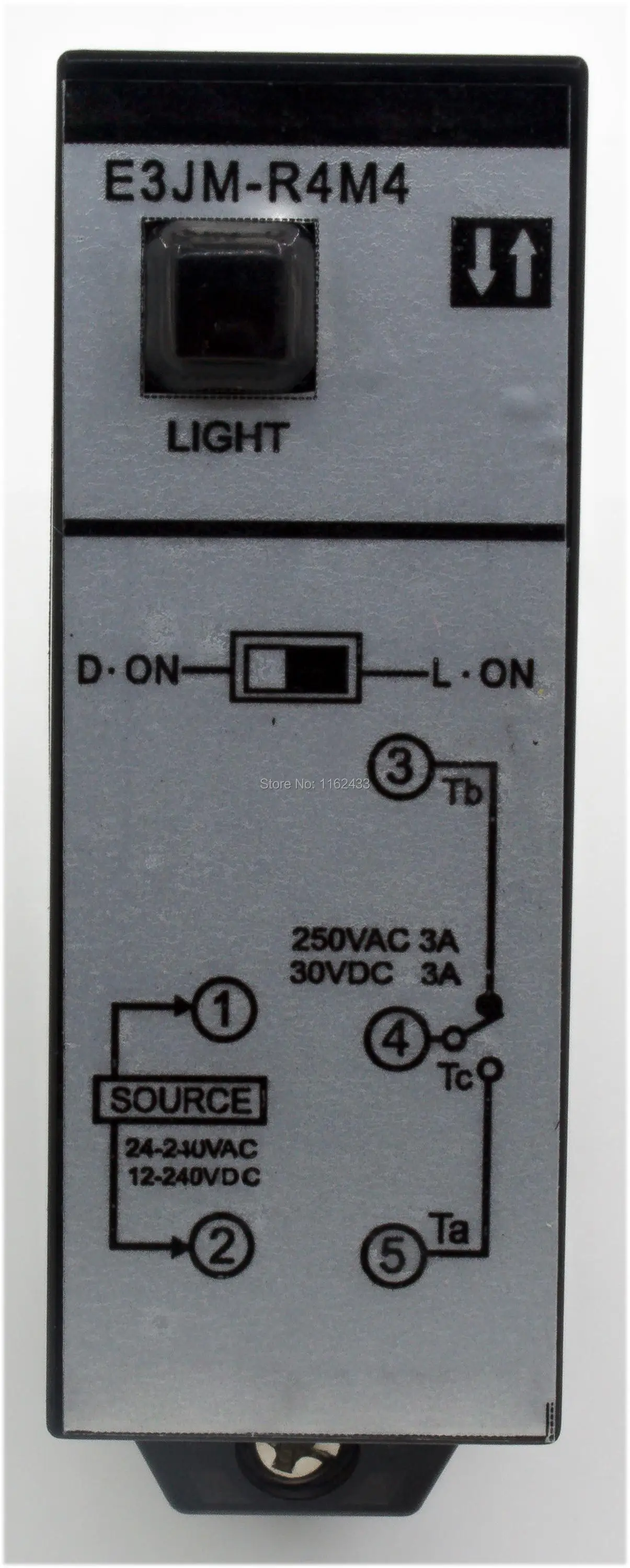 25x65x75mm 4m sensing E3JM-R4M4 retroreflective photoelectric sensor switch 12Vdc 24Vdc 90-250Vac 12-240VDC/24-240VAC