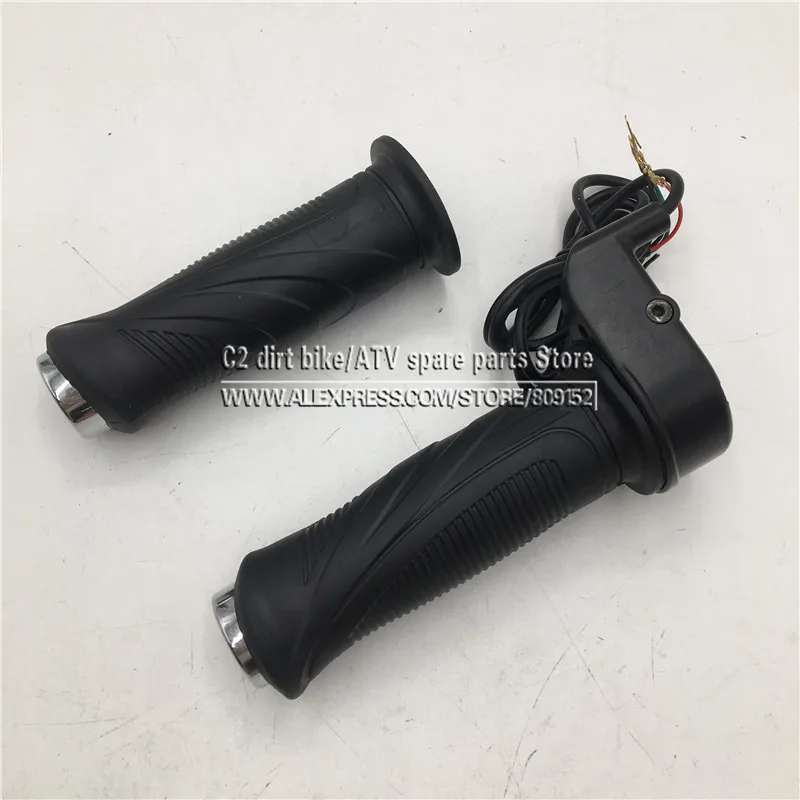 E-Bike Twist Speed Throttle 24/36/48V Universal Electric Scooter Grip Handlebar