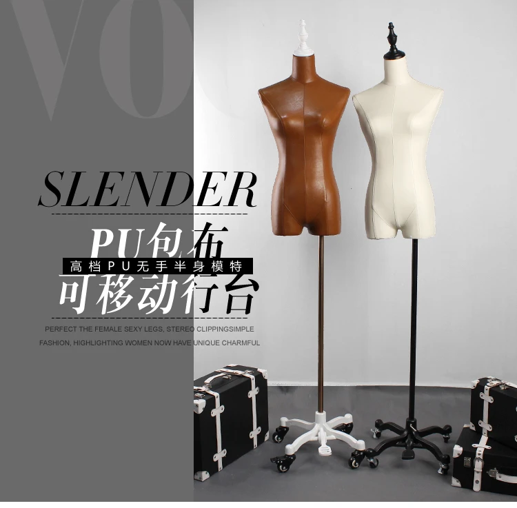

Popular Women Torso Mannequin Dressmaker Forms Female Half Mannequins for Window Display