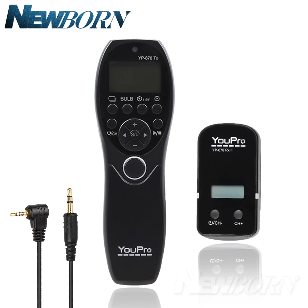 

YouPro YP-870II L1 Wireless Shutter Timer Remote for Panasonic DMC-FZ50/FZ150/DMC-250S/DMC-Z230/LC-1/L1/L10/G10/G3/G5/G7 DMW-RS1