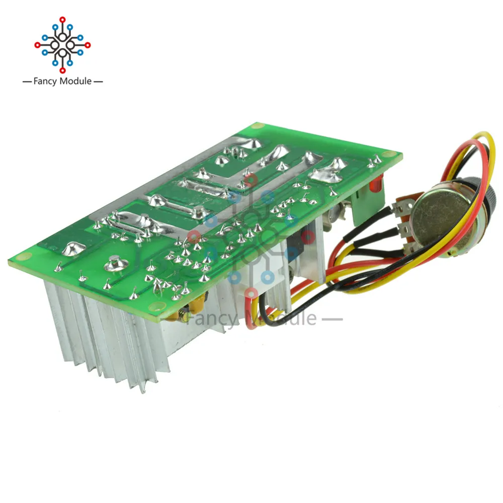 DC Motor Speed Regulator DC10-60V 12V 24V 36V 48V High Power Drive Module PWM Motor Speed Controller 20A Current Regulator