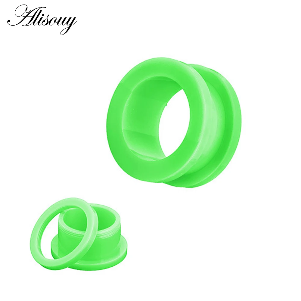 Alisouy 2PCS 3-16mm Acrylic Ear Plugs And Tunnels Ear Gauges Piercing Expander Ear Piercing Tunnel Stretchers Ear Plugs Tunnels