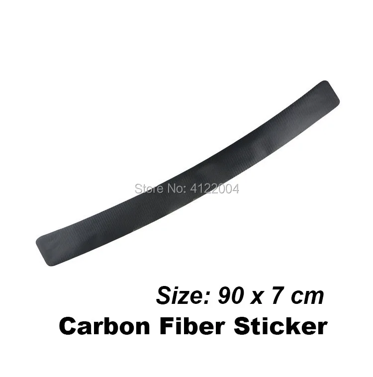 Rear Guard Bumper Protector Carbon Fiber Film Sticker For TOYOTA COROLLA RAV4 Camry PRIUS VIOS YARIS MAZDA ATENZA AXELA CX-5