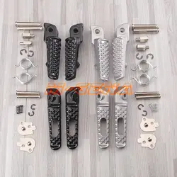 Motorcycle Front Rear Footrests Foot pegs For HONDA CBR600 F4 F4I F5 CBR900 CBR1000 VTR1000 CBR 600RR CBR1000RR